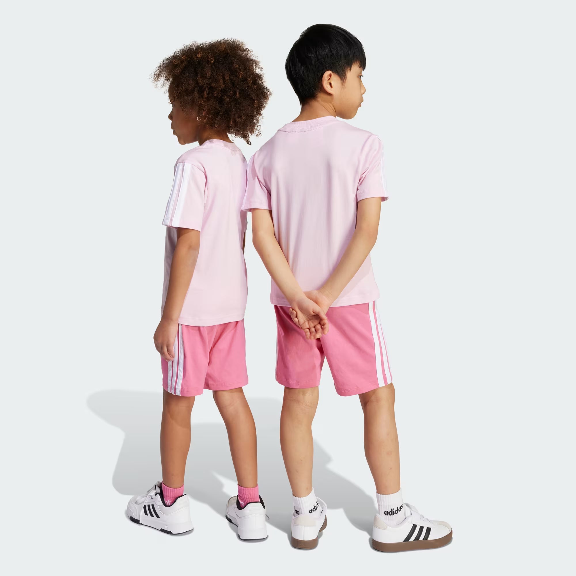 Adidas Kid's Essentials 3-Stripes Pink Set
