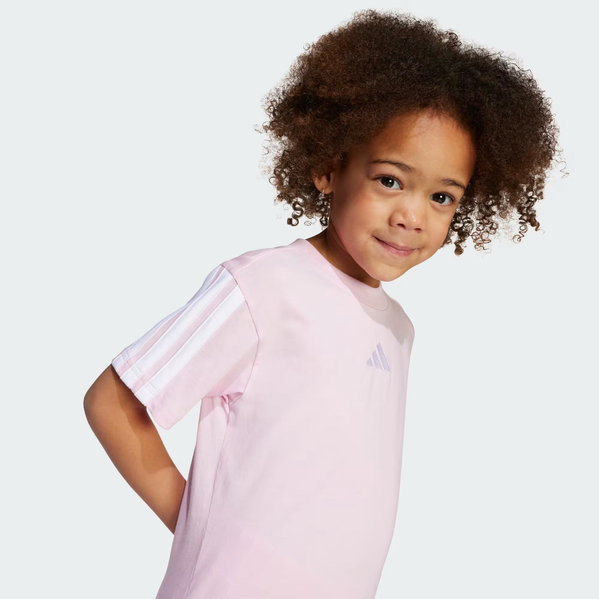 Adidas Kid's Essentials 3-Stripes Pink Set