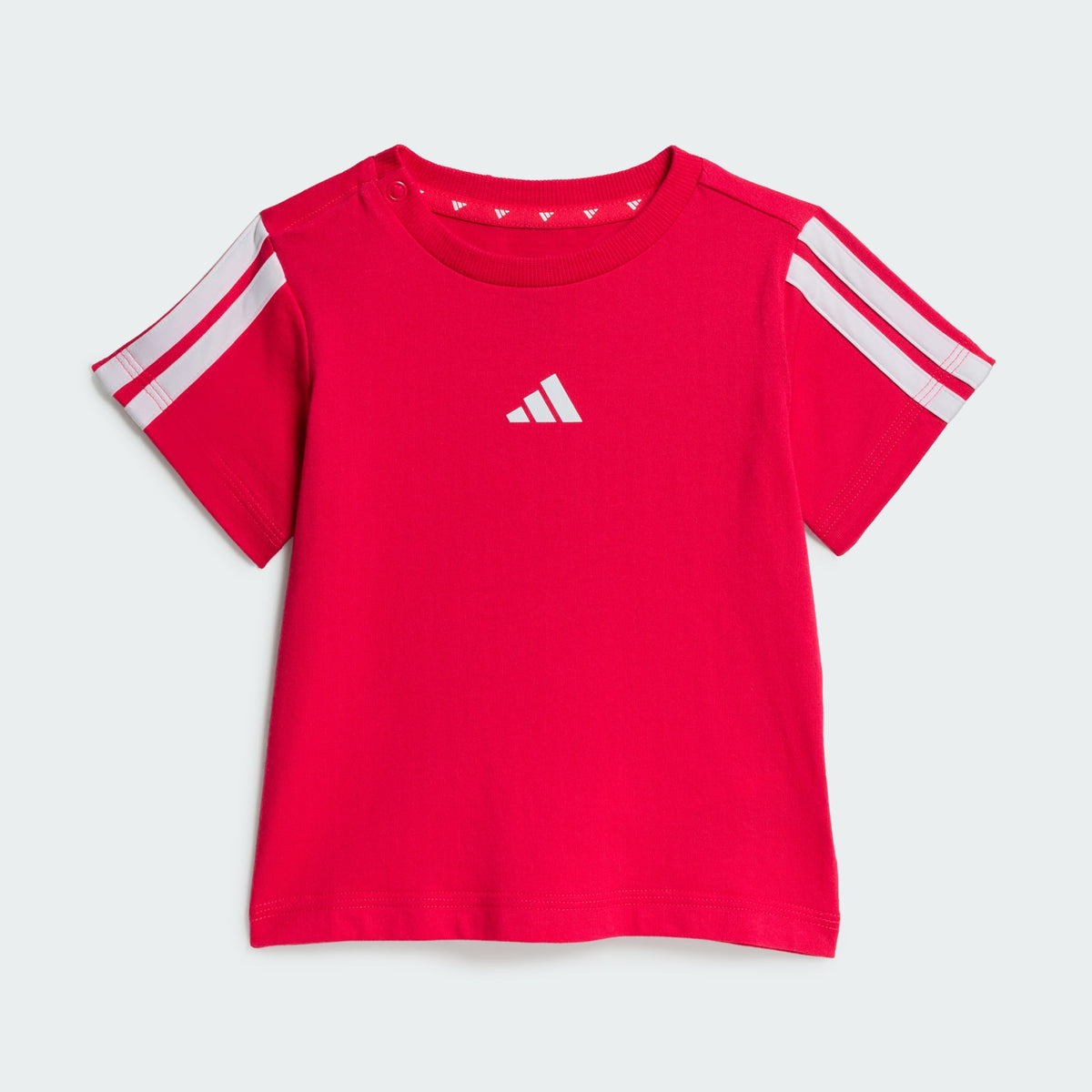 ADIDAS KID'S ESSENTIALS POWER PINK/WHITE SET