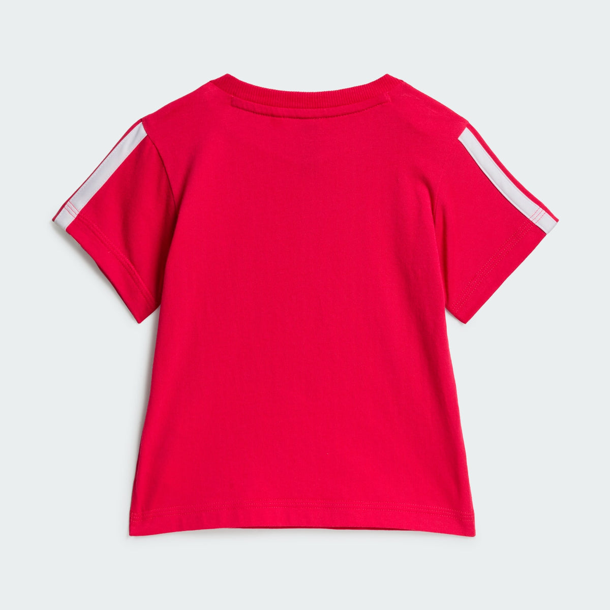 ADIDAS KID'S ESSENTIALS POWER PINK/WHITE SET