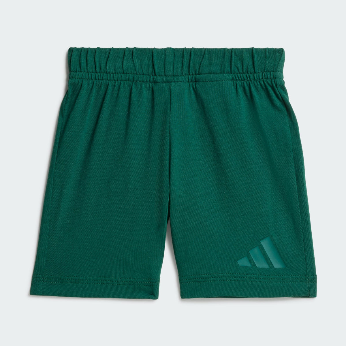 ADIDAS KID'S ESSENTIALS BIG LOGO WHITE/GREEN SET