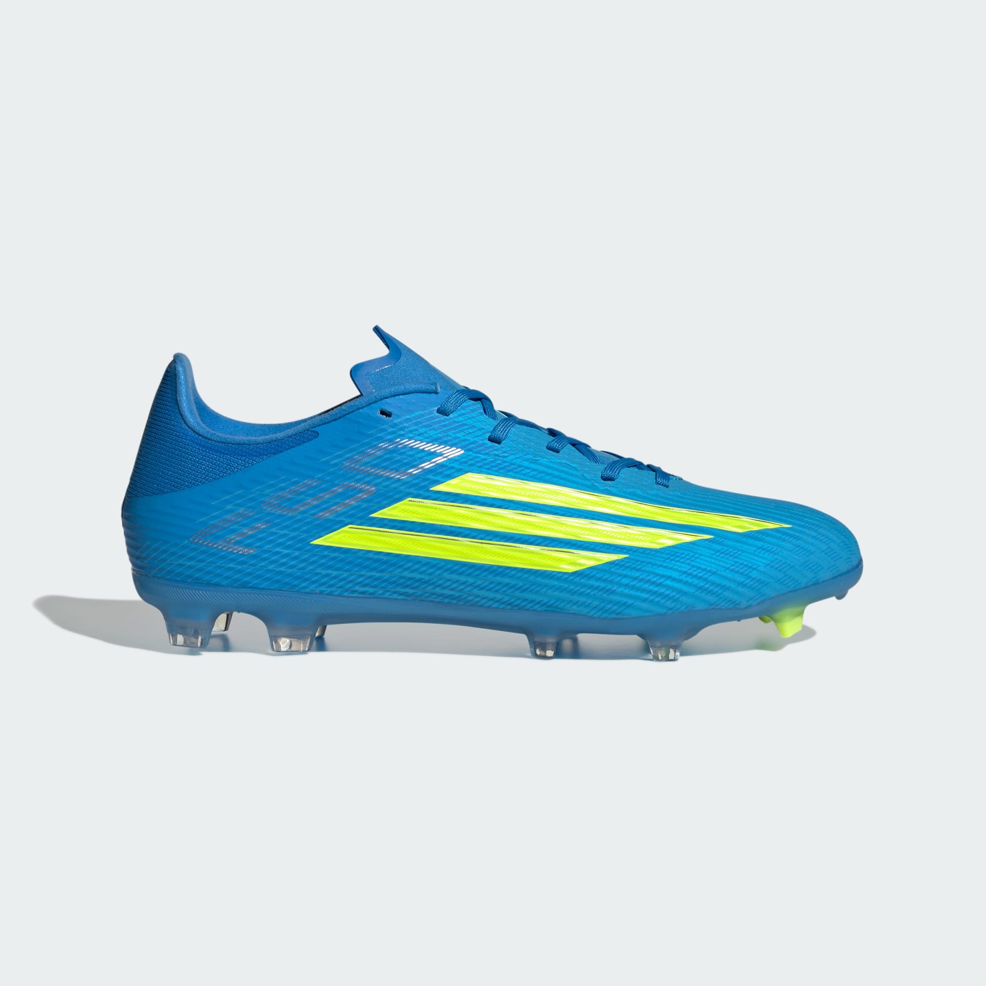 ADIDAS MEN'S F50 LEAGUE FG/MG BLUE/SOLAR FOOTBALL BOOTS