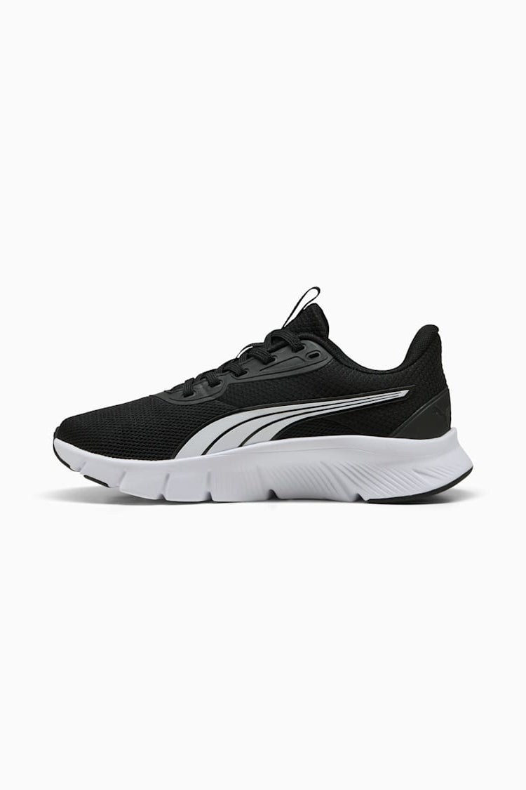 Puma Kid's Flex Focus Black/White Running Shoes