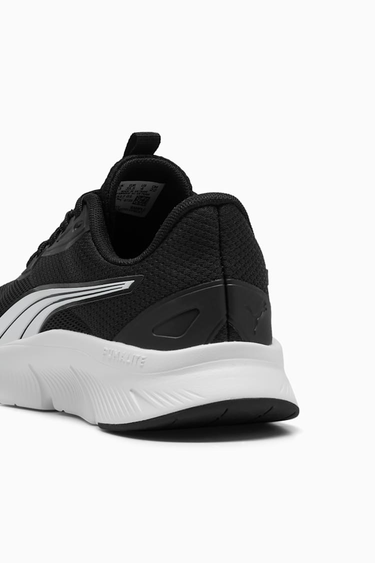 Puma Kid's Flex Focus Black/White Running Shoes