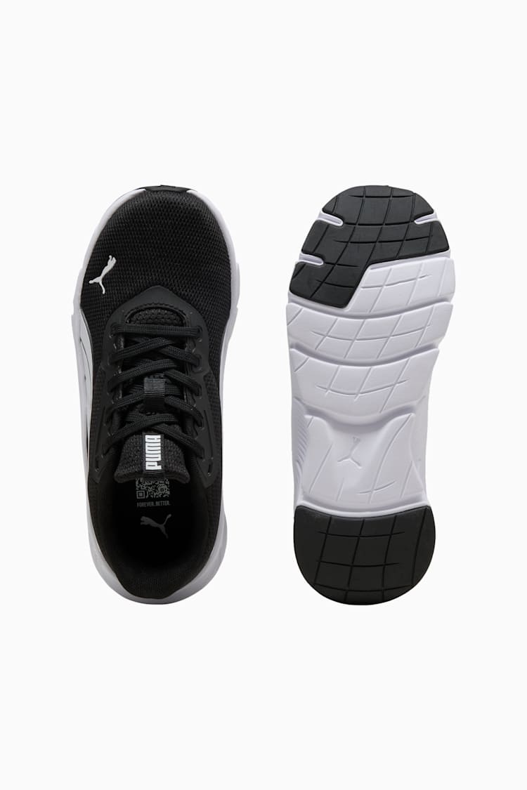 Puma Kid's Flex Focus Black/White Running Shoes