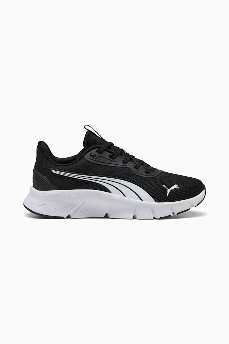 Puma Kid's Flex Focus Black/White Running Shoes