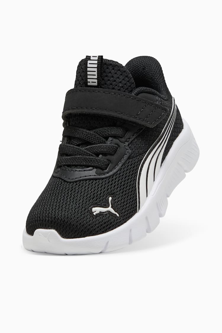 Puma Kid's Flex Focus Black/White Running Shoes