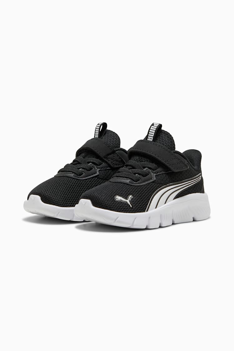 Puma Kid's Flex Focus Black/White Running Shoes