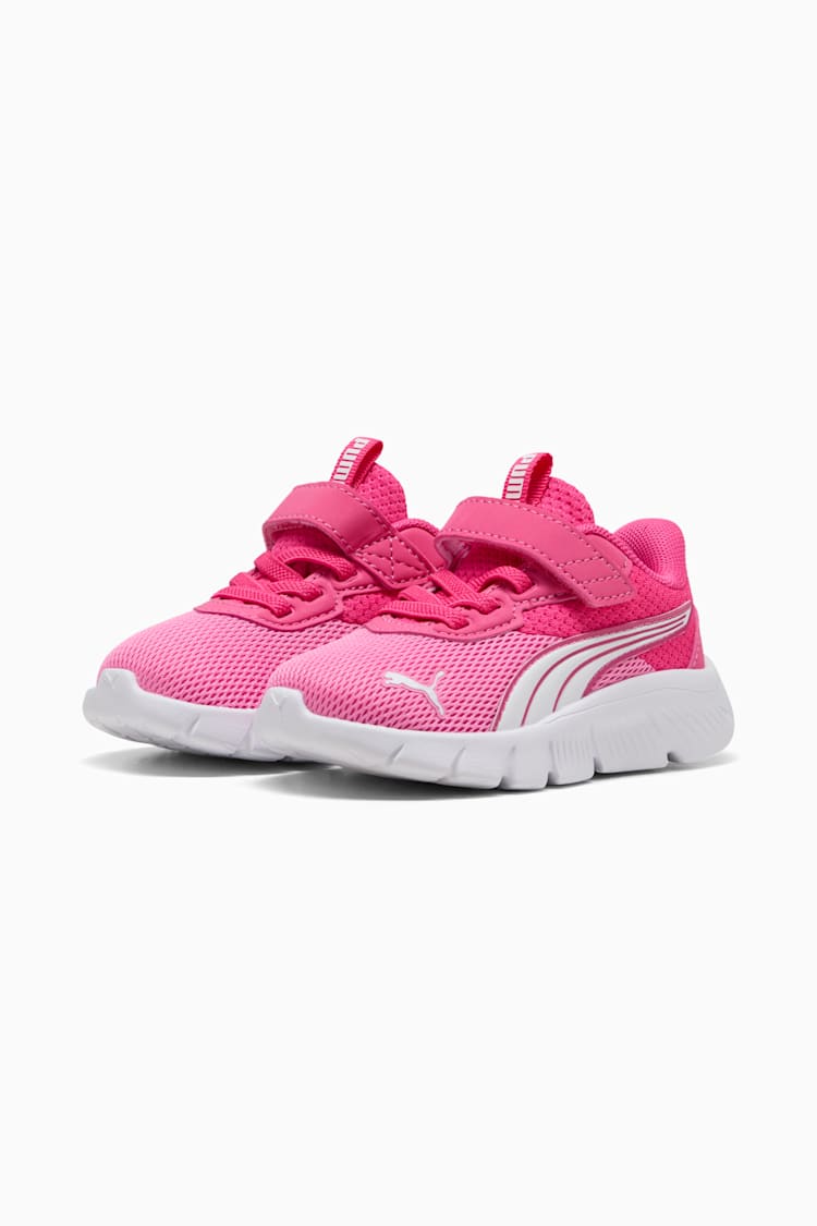 Puma Kid's Flex Focus Pink/White Running Shoes