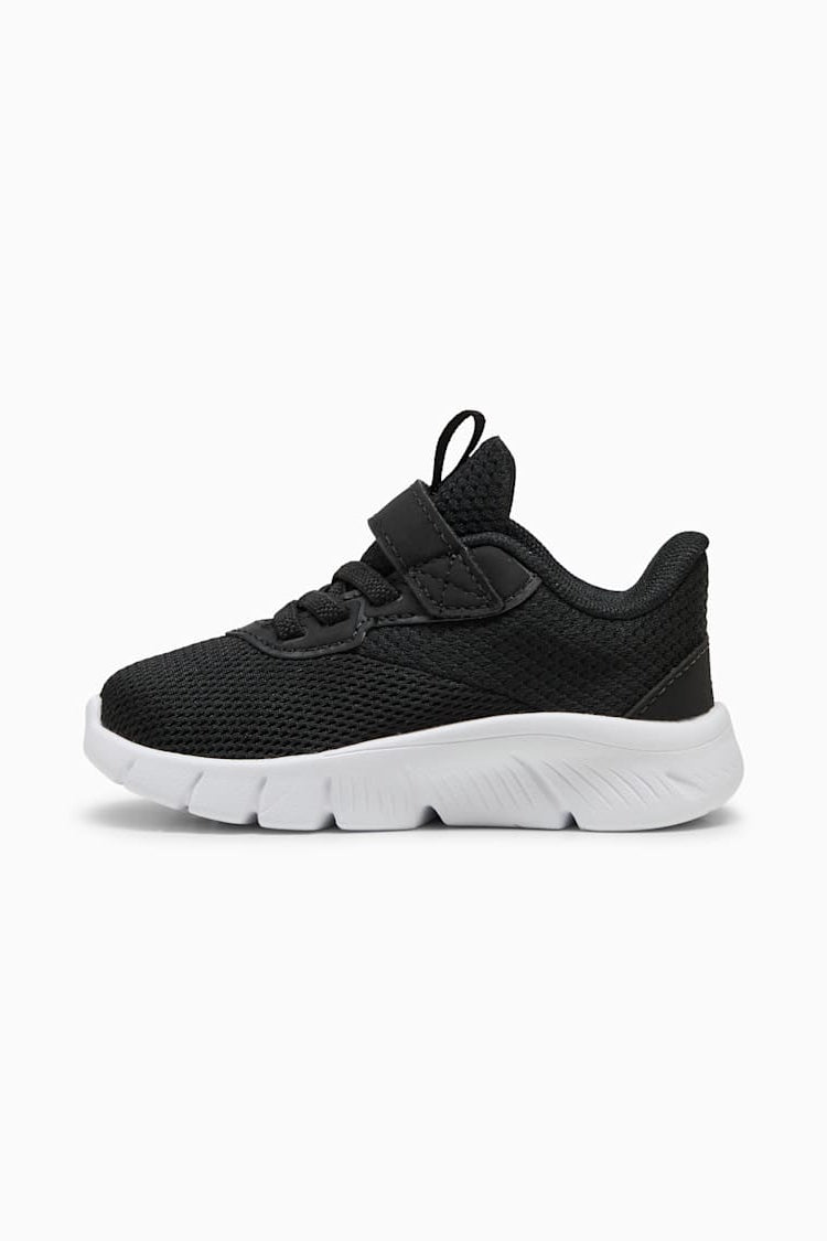 Puma Kid's Flex Focus Black/White Running Shoes
