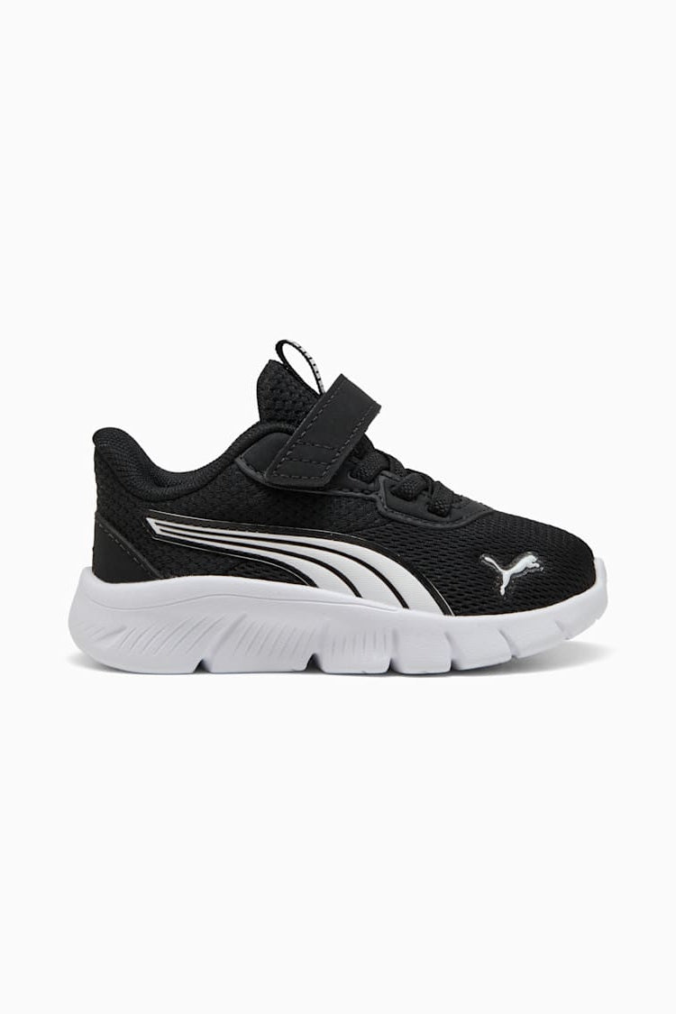 Puma Kid's Flex Focus Black/White Running Shoes