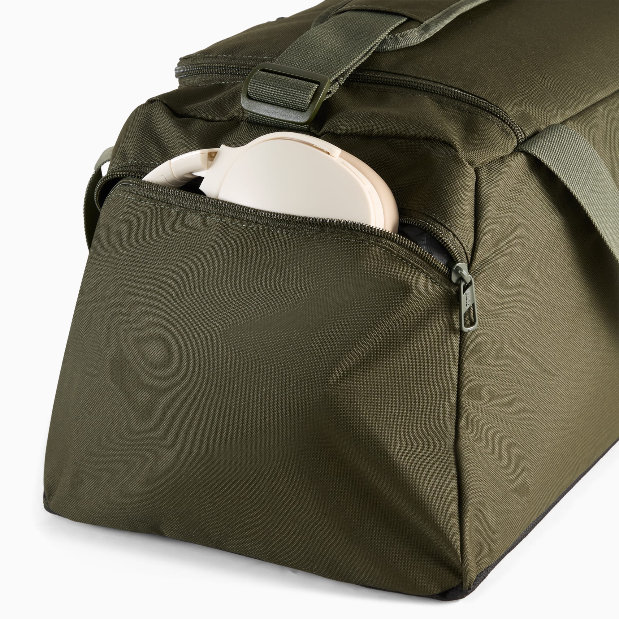 Puma Fundamental Small 34l Grip Dark Olive Duffle Bags