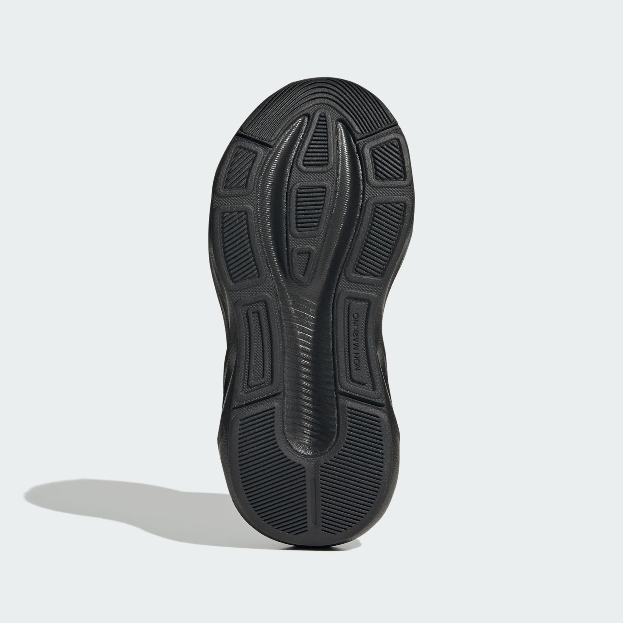 ADIDAS KID'S HOOK N' LOOP GALAXY 8 TRIPLE BLACK RUNNING SHOES