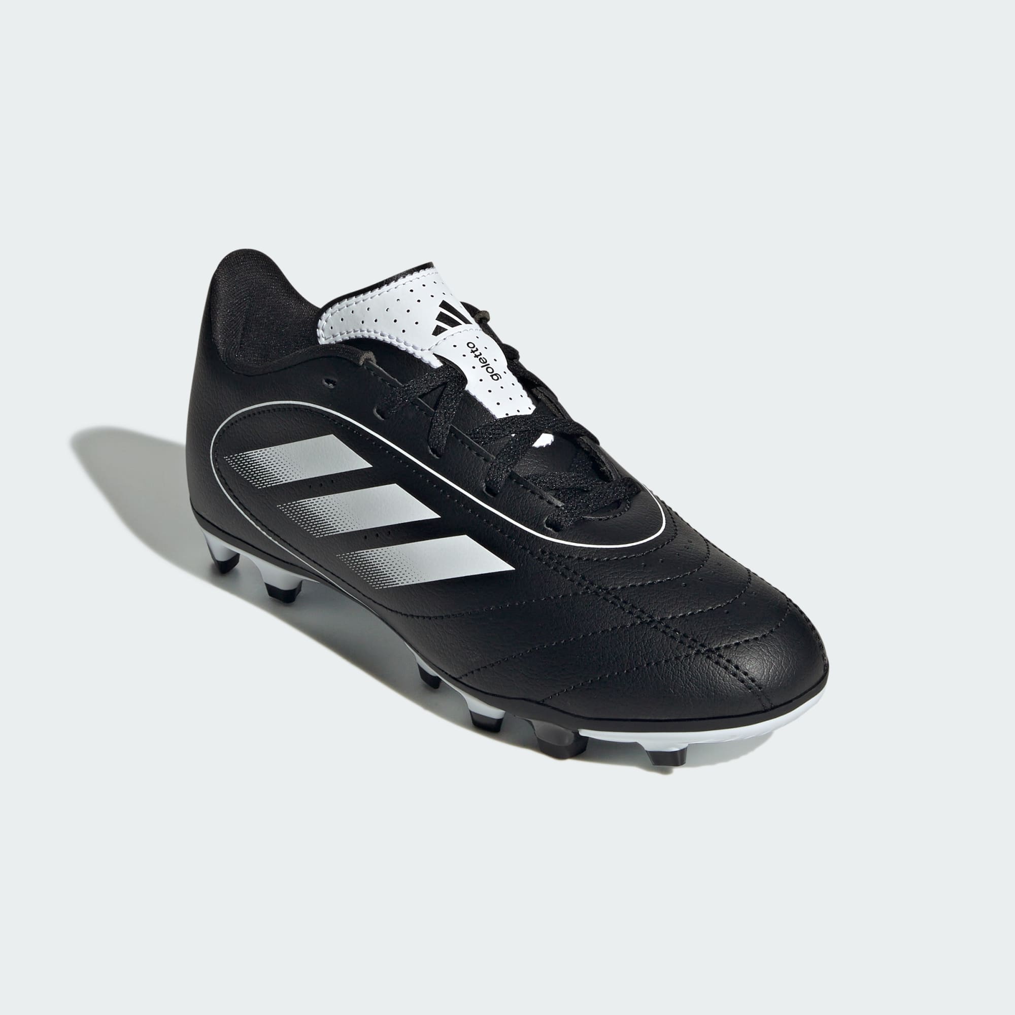 Adidas Kid's Goletto Xi Black/Silver Football Boots