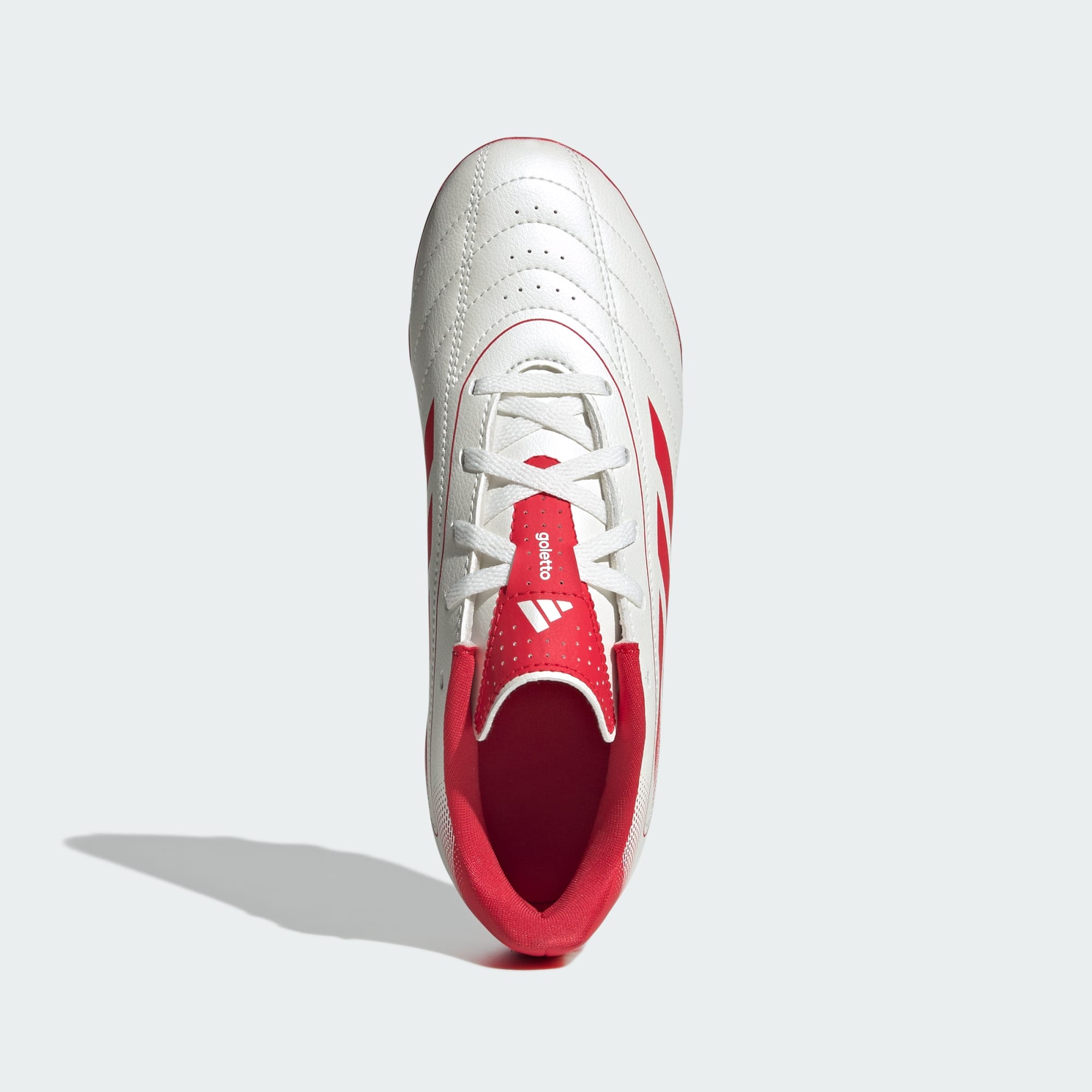 Adidas Kid's Goletto Ix Fg/Mg White/Ruby Football Boots