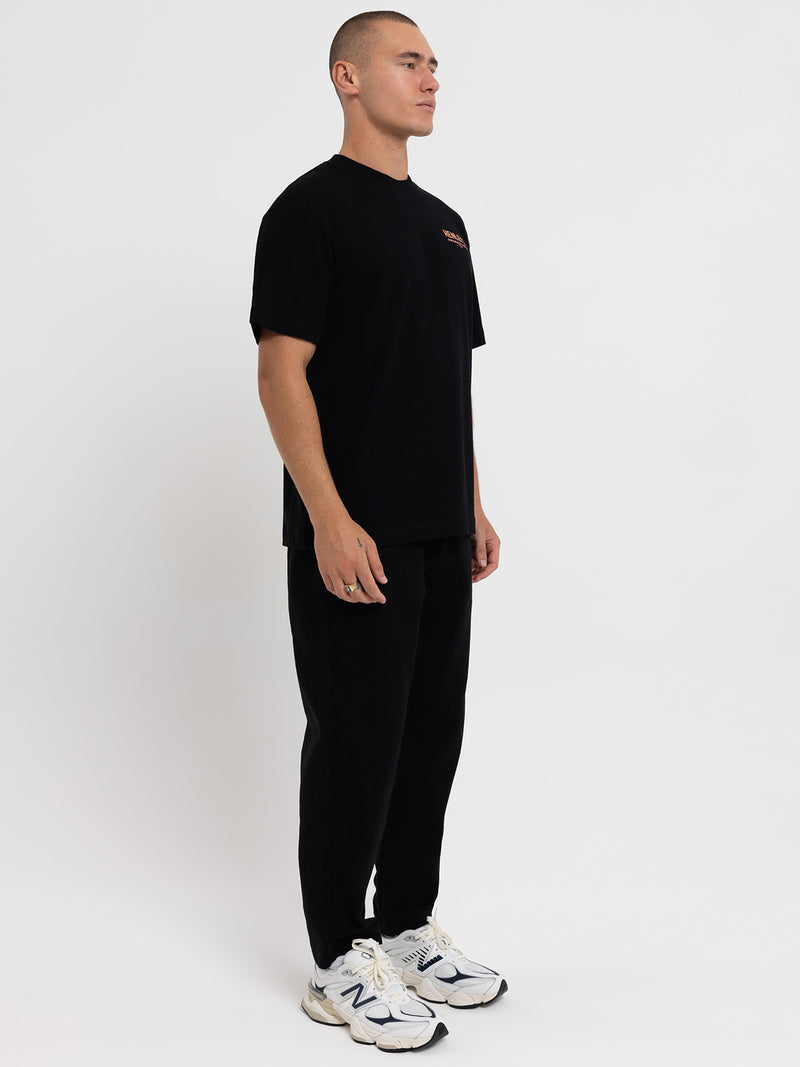 HENLEYS MEN'S CHAMPIONS BLACK/GOLD T-SHIRT