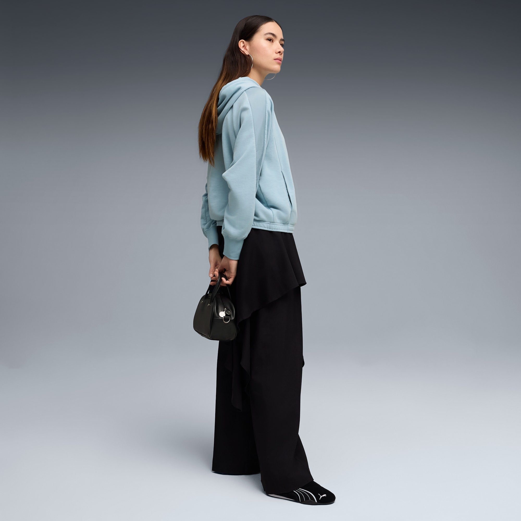 Puma Women's Her Oversized Seafoam Hoodie