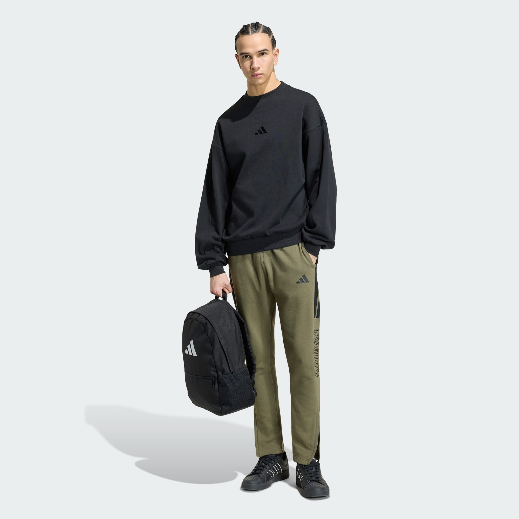 Adidas Men's House Of Tiro Fleece Olive/Black Trackpants