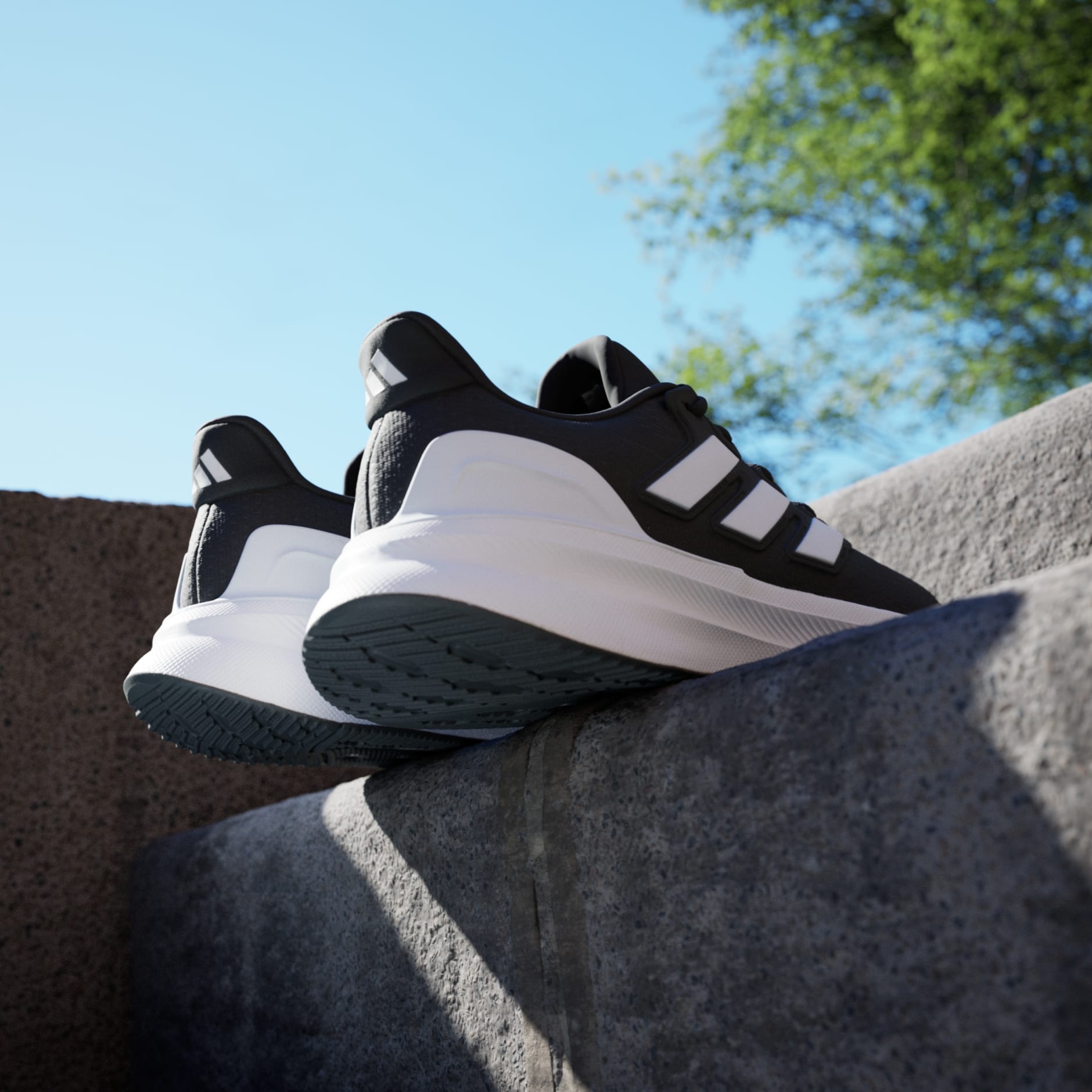 Adidas Men's Ultrarun 5 Black/White Running Shoes