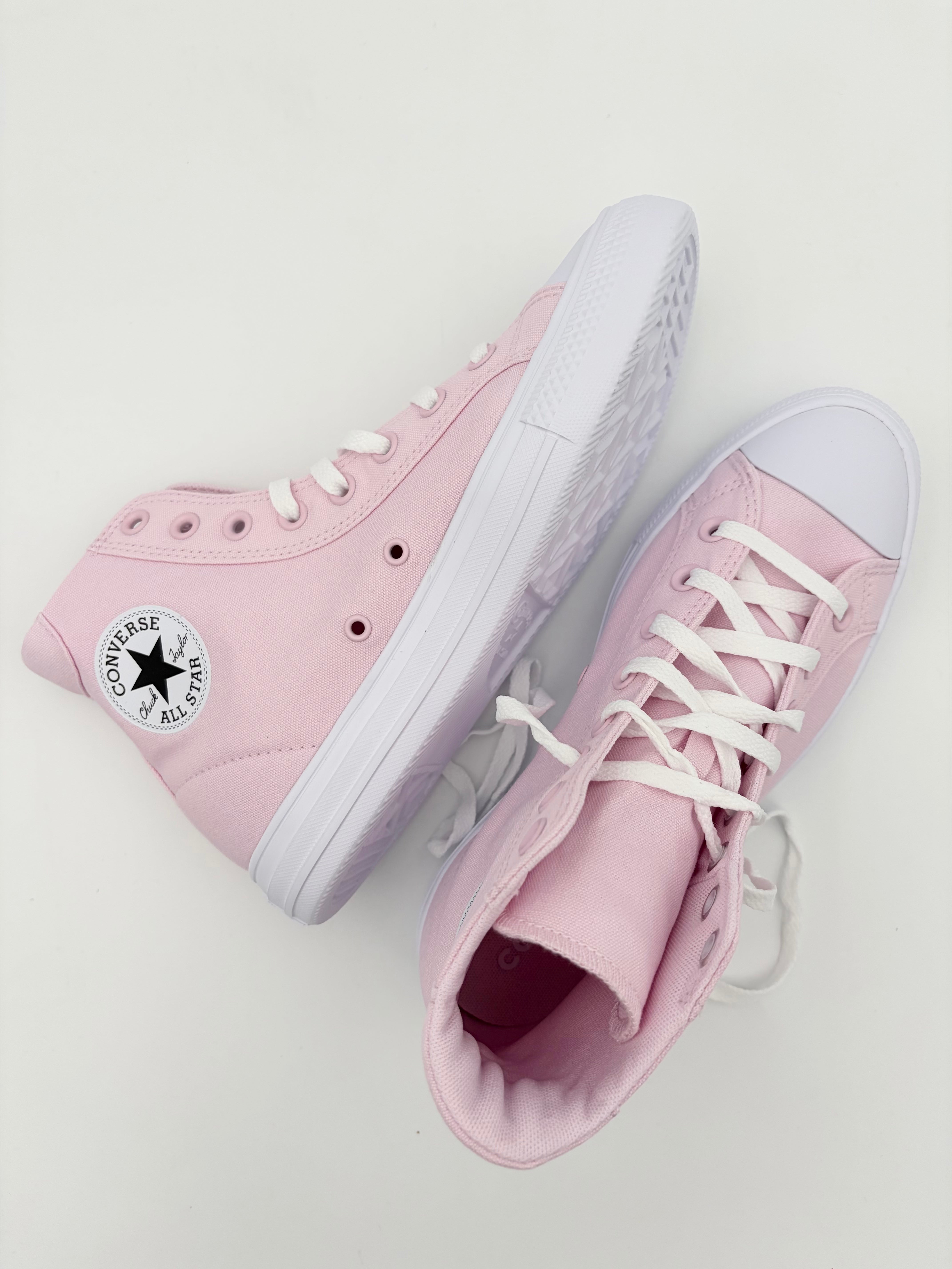 Converse Unisex Day 1 High Top Pink/White Sneaker Shoes