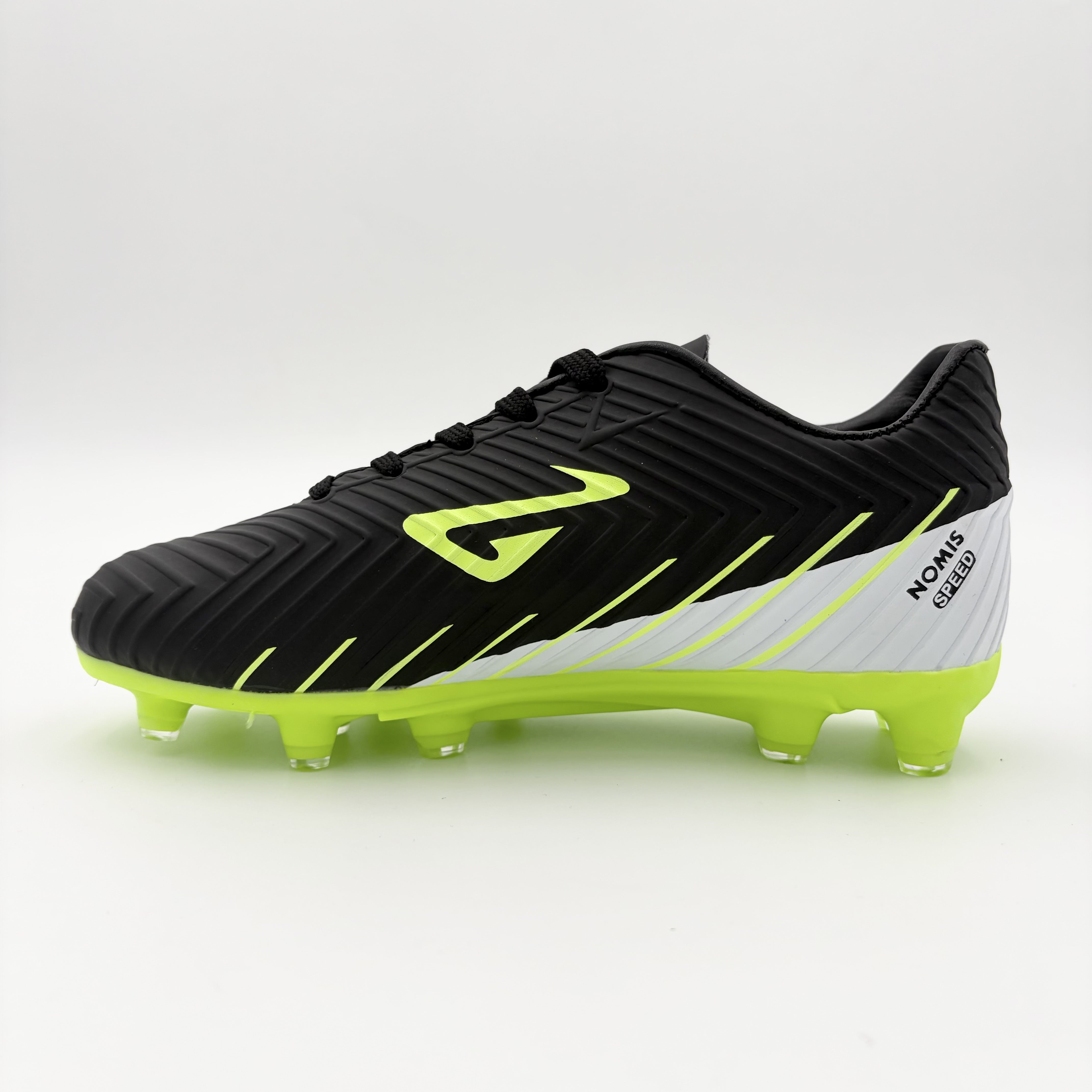 Nomis Kid's Speed Fg Black/Lime Football Boots