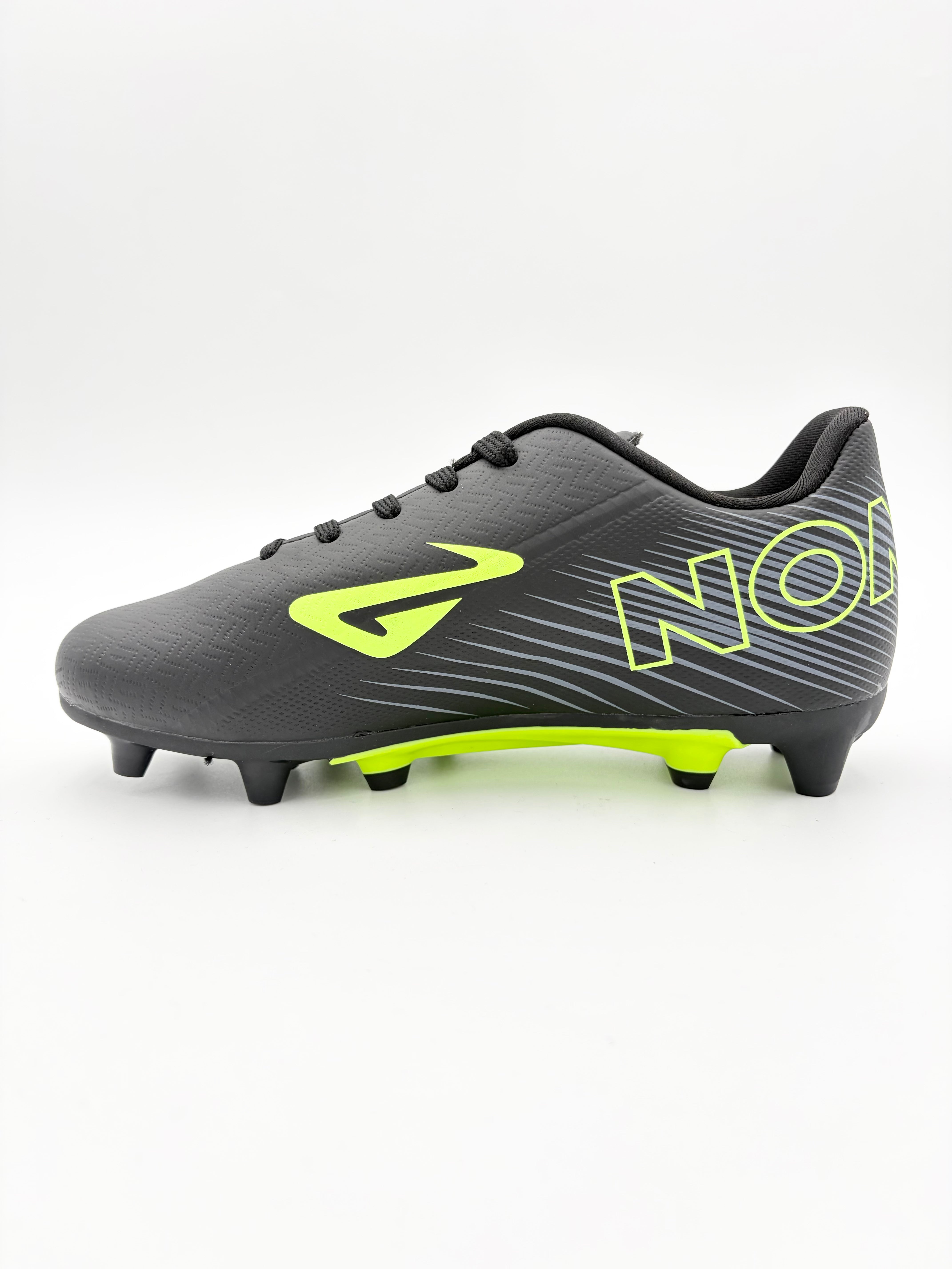 Nomis Kid's Ultimate Fg Black/Lime Football Boots