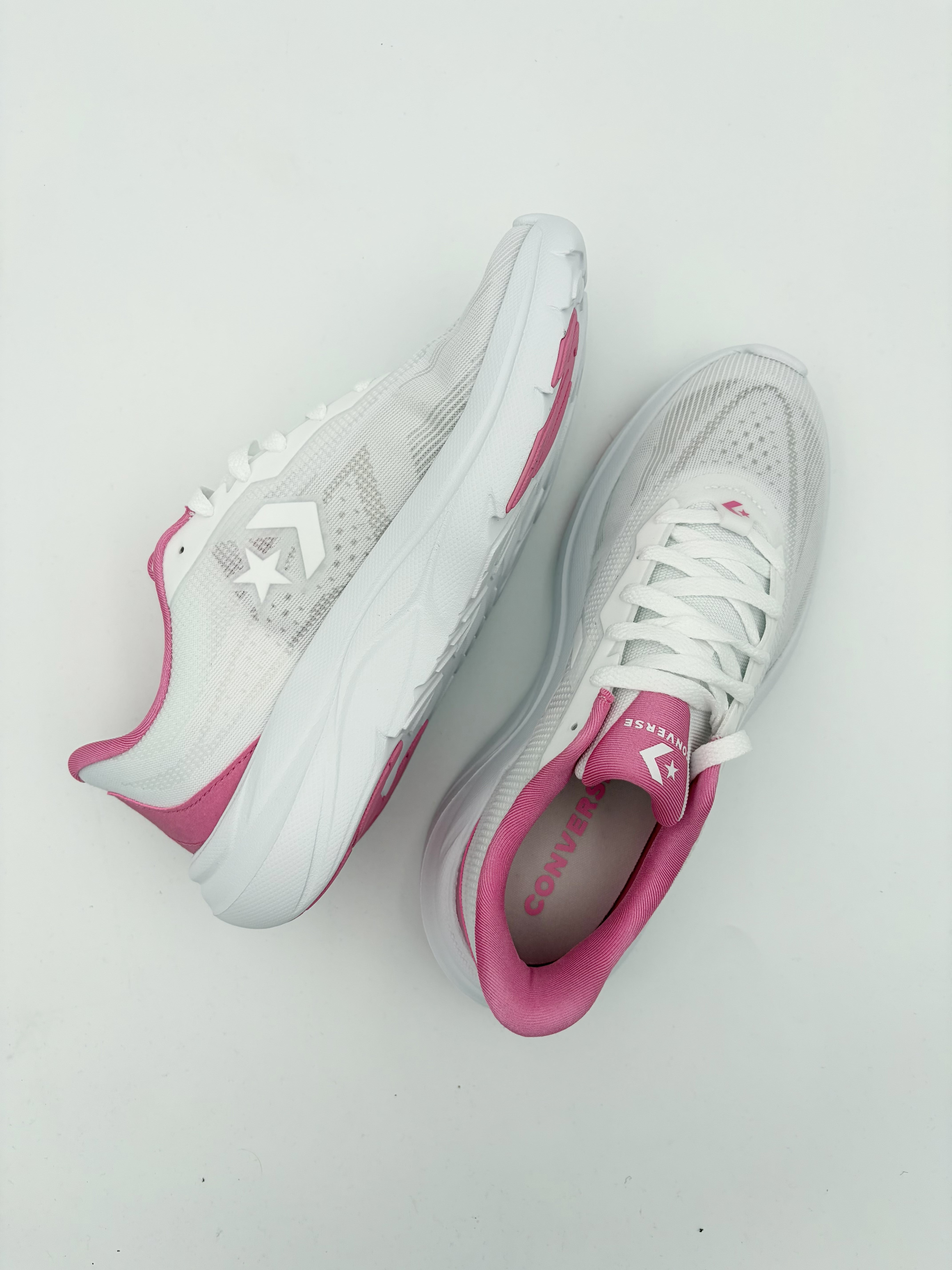 Converse Unisex Day One Runner White/Pink Running Shoe