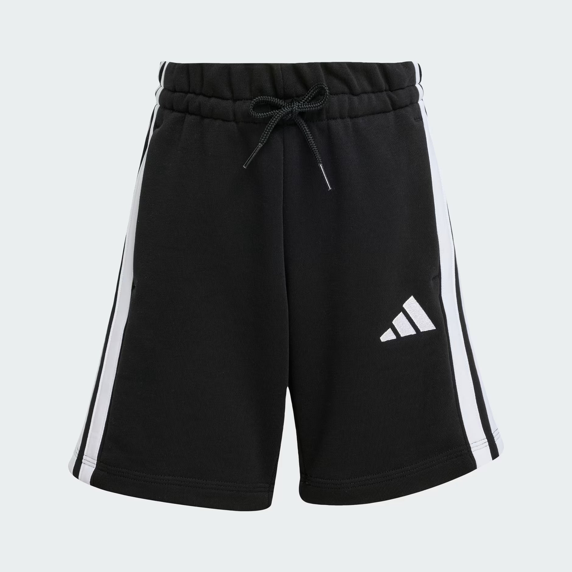 Adidas Kid's Essentials 3-Stripes French Terry Black Short