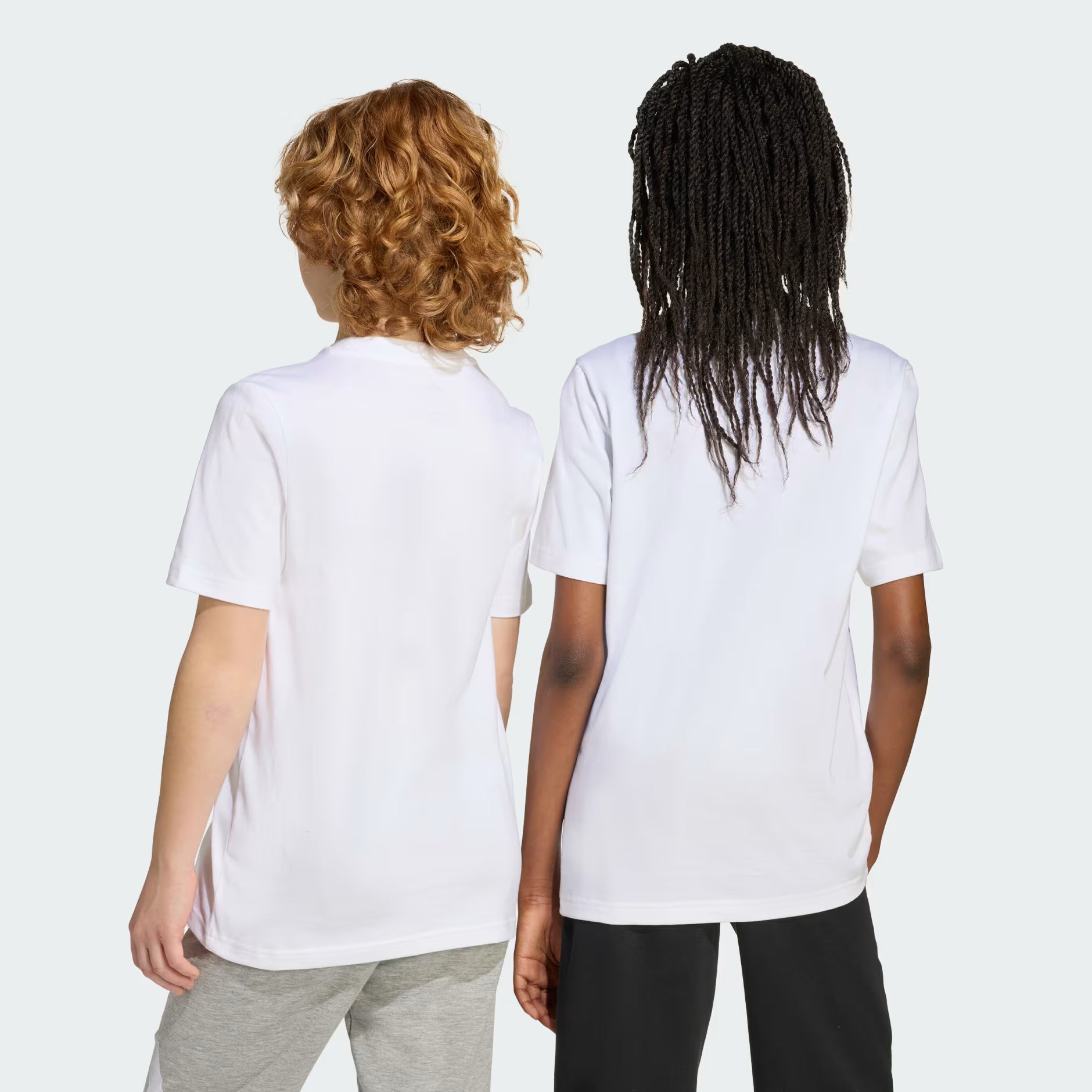 Adidas Kid's Graffiti Graphic White Tee