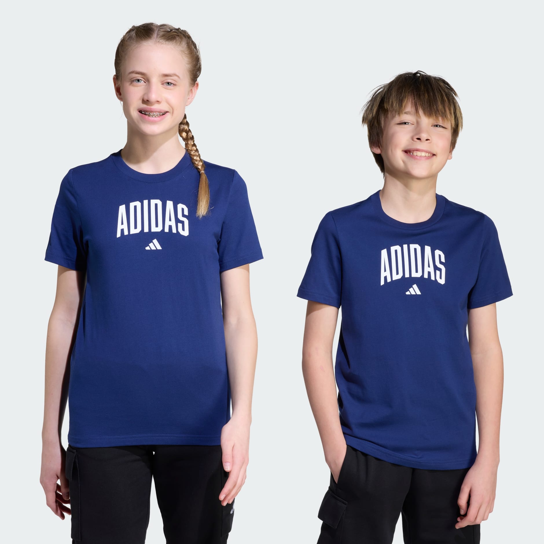 Adidas Kid's Collegiate Navy Tee