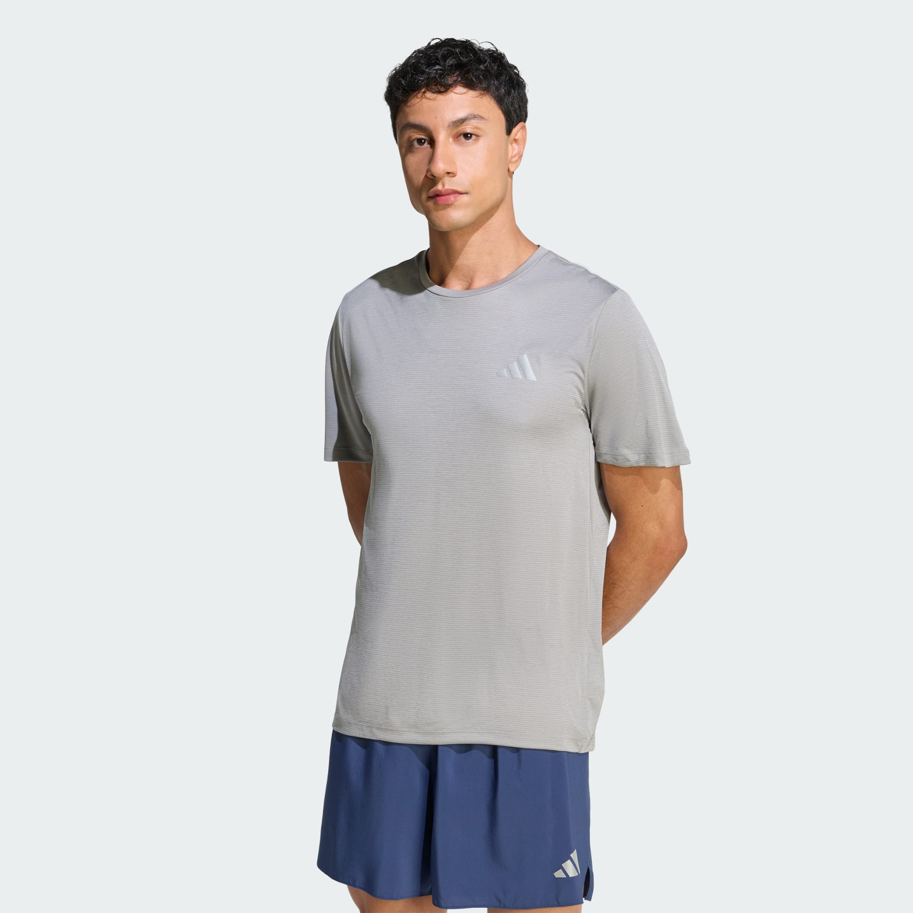 Adidas Men's Adi365 Running Essentials Grey Tee