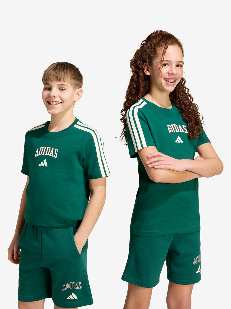 ADIDAS KID'S COLLEGIATE GREEN TEE