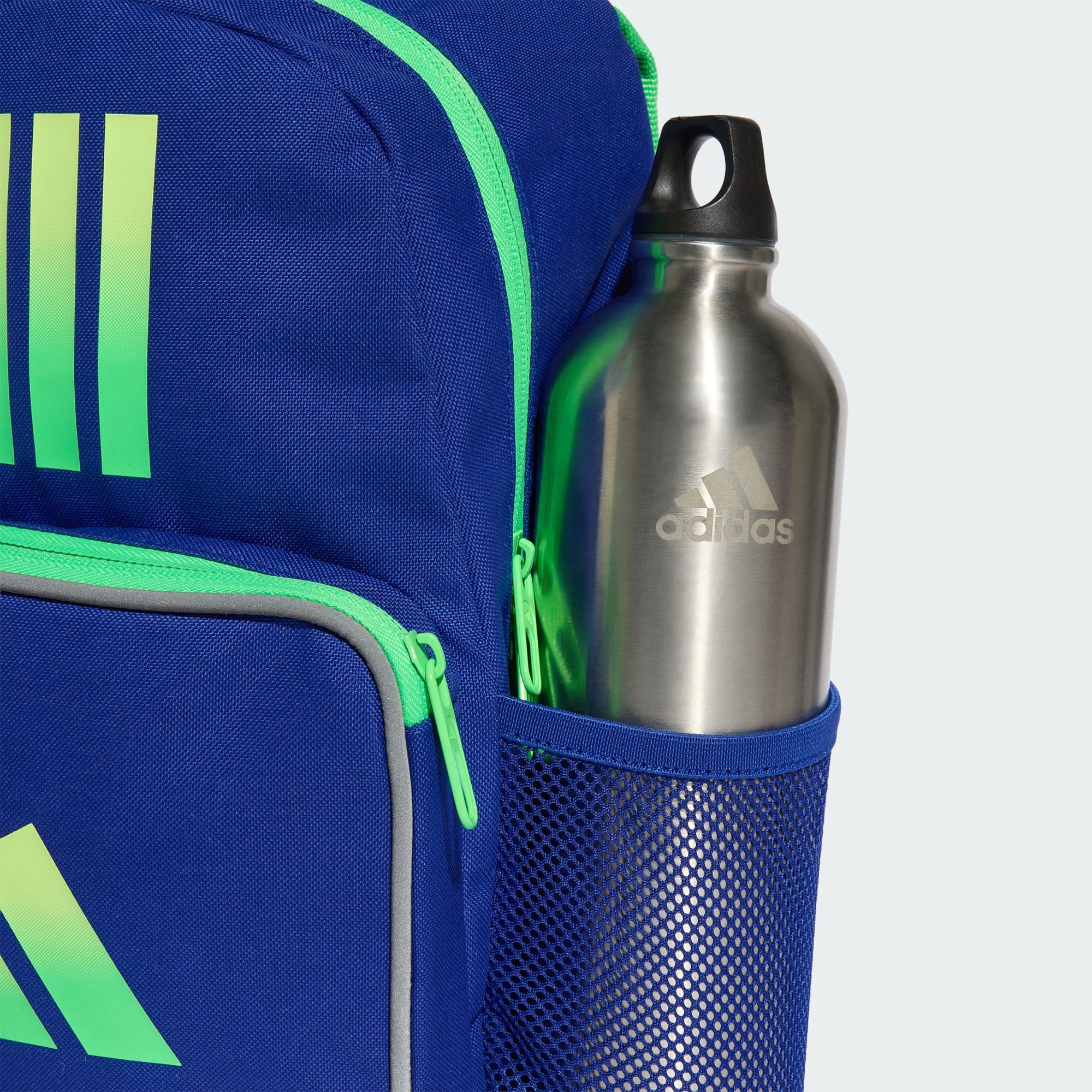 ADIDAS LITTLE KIDS NEON BLUE/GREEN BACKPACK