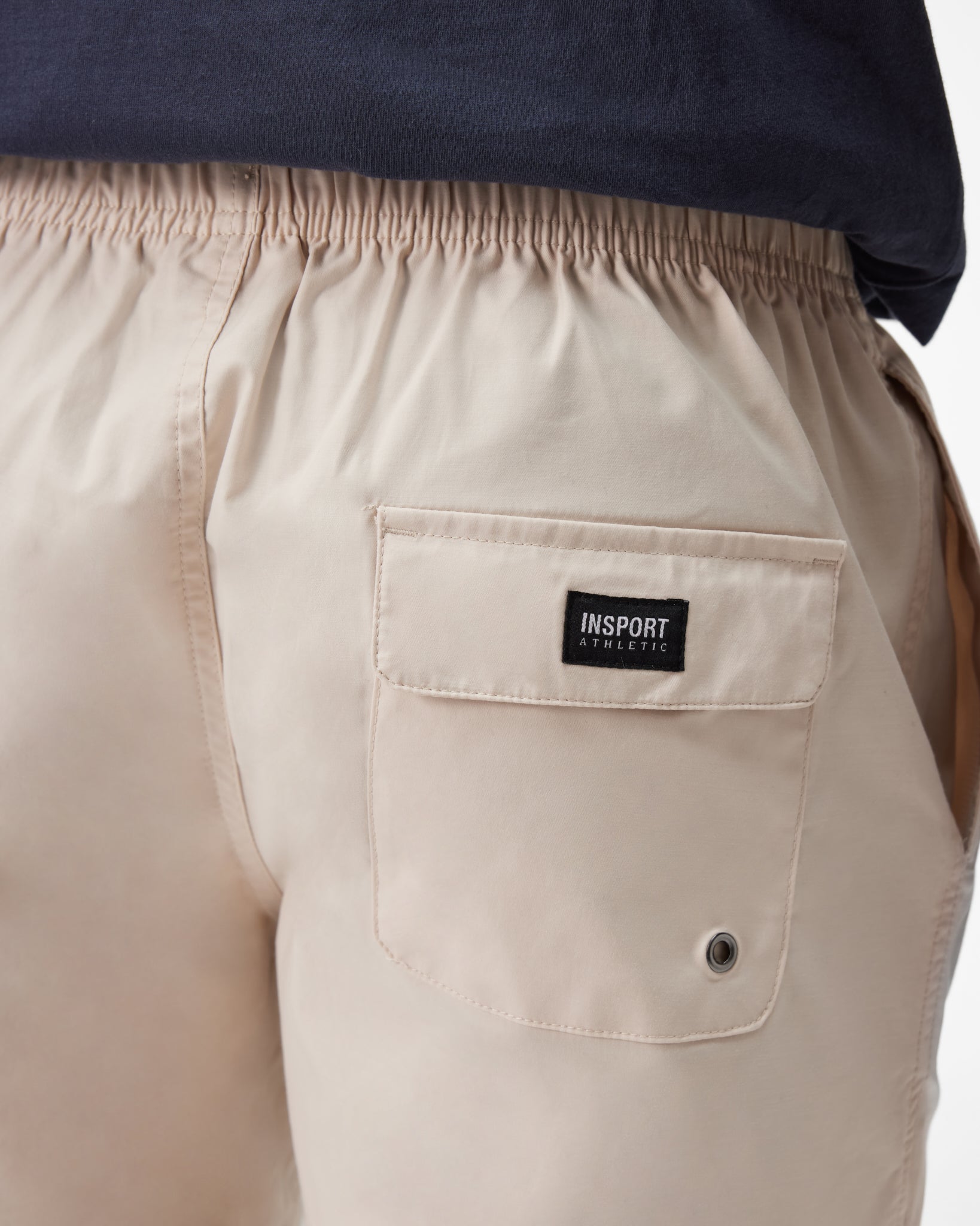 Insport Mens Bondi Gym Cream Shorts