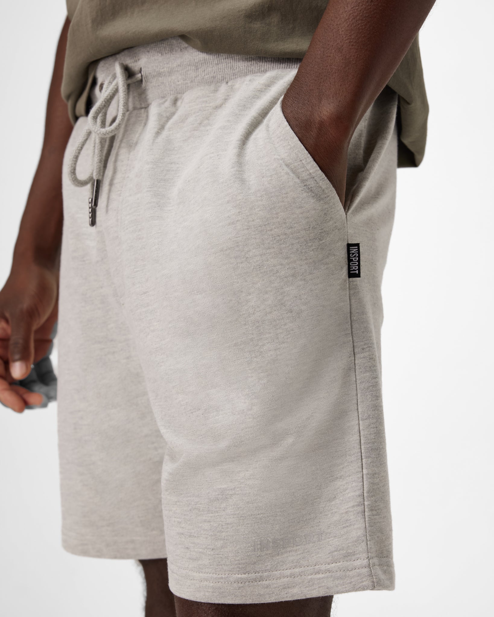 Insport Men's Atlanta Cotton Grey Shorts