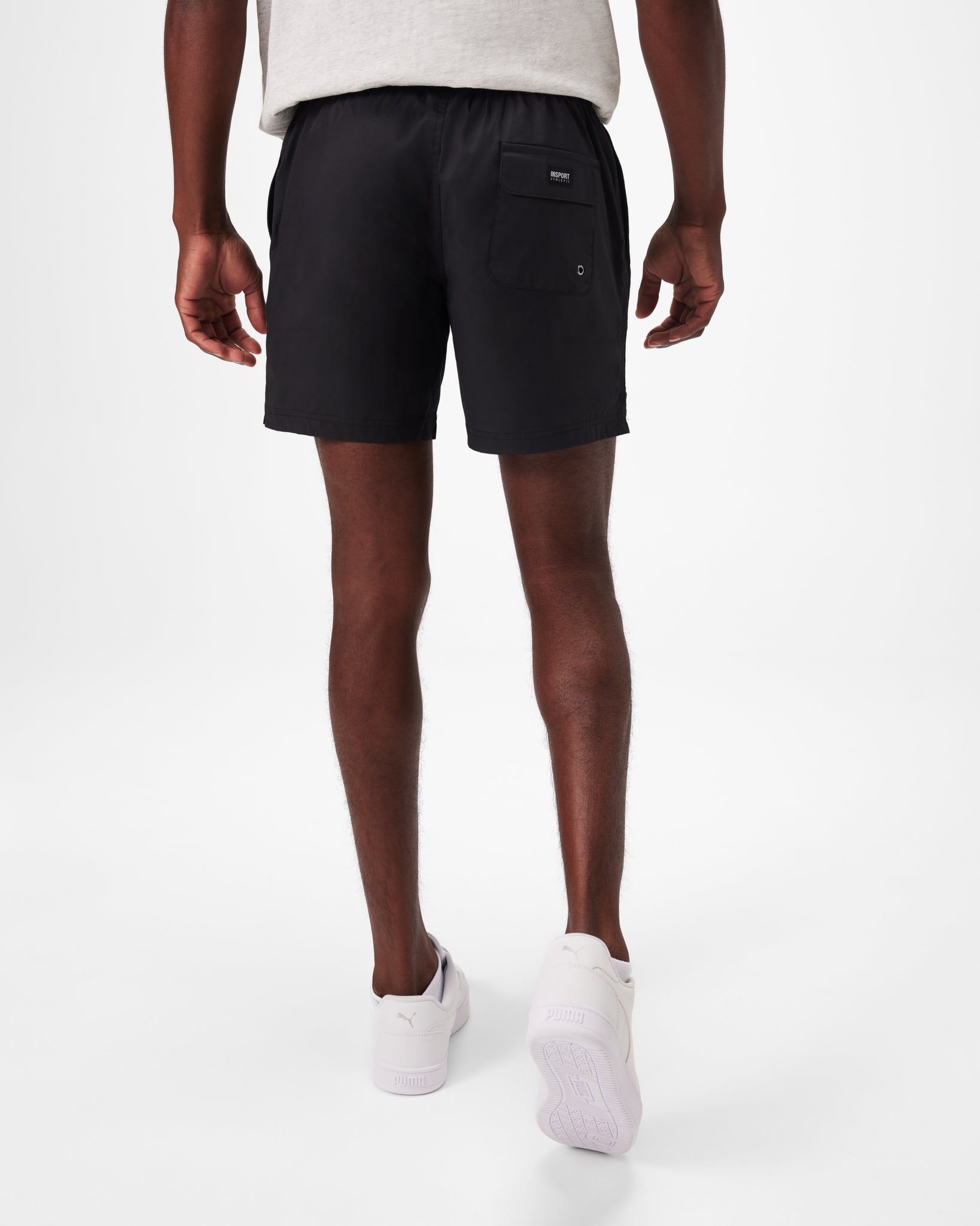 Insport Men's Bondi Gym Black Shorts