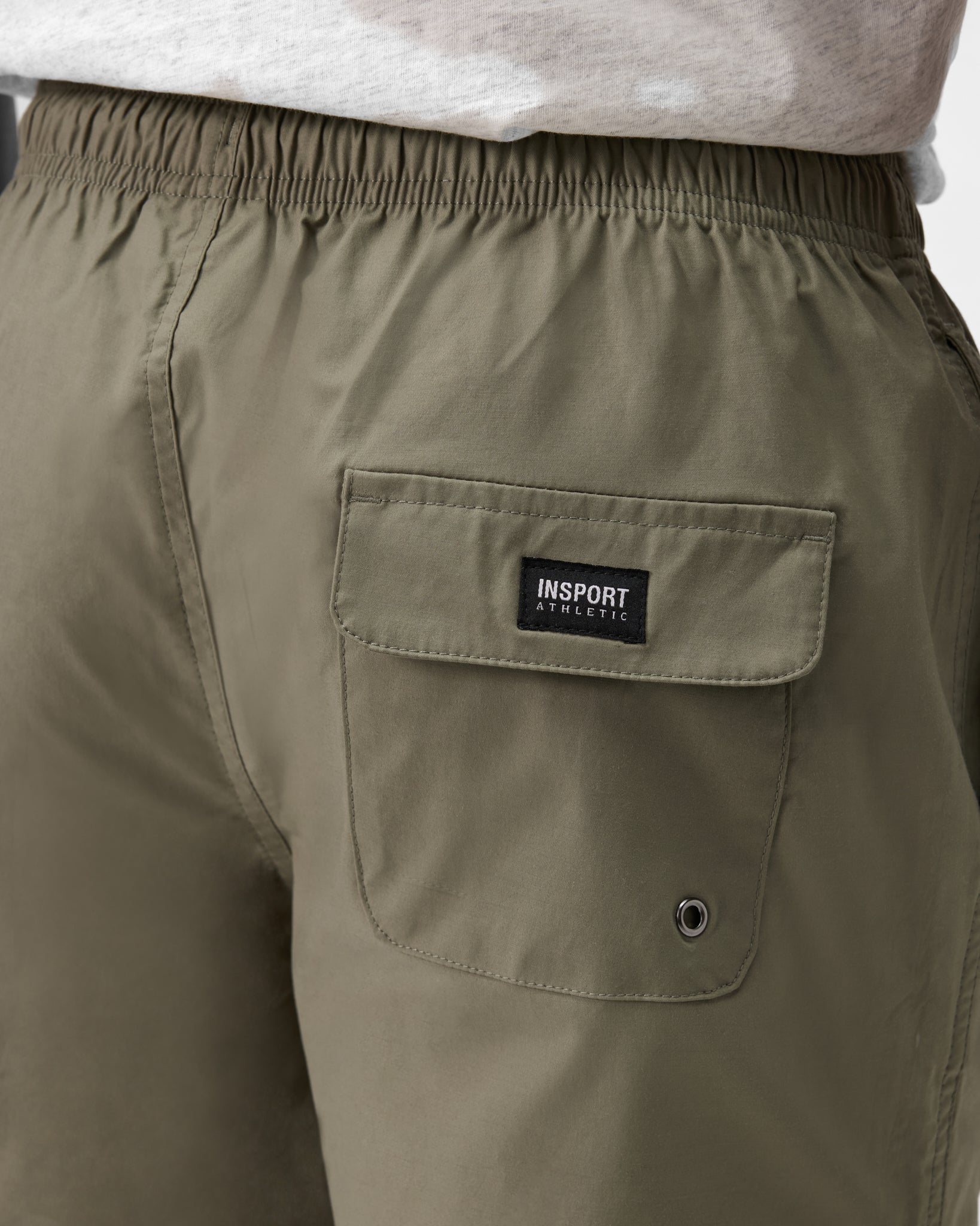 Insport Men's Bondi Gym Military Green Shorts