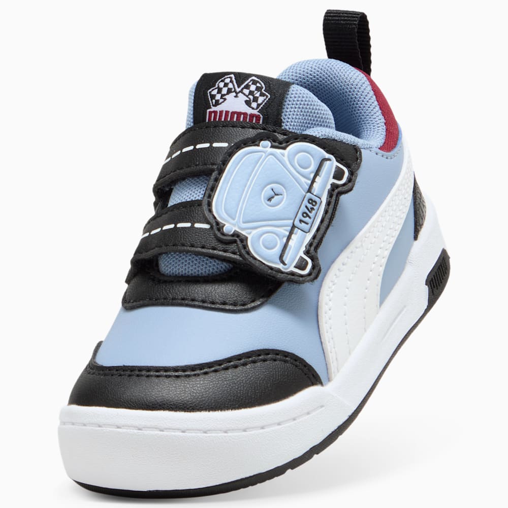 PUMA KID'S MULTIFLEX 2 RACING CREW BLUE/WHITE SNEAKER SHOES