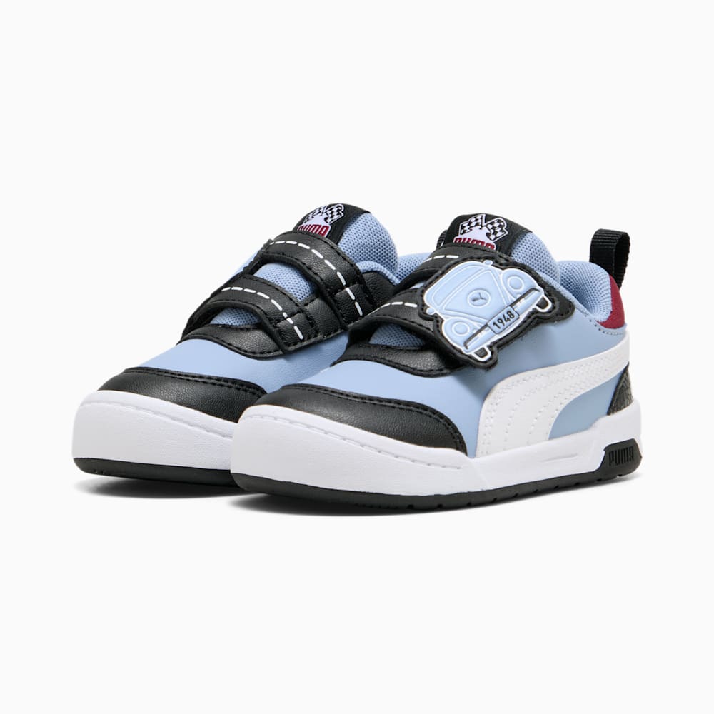 PUMA KID'S MULTIFLEX 2 RACING CREW BLUE/WHITE SNEAKER SHOES