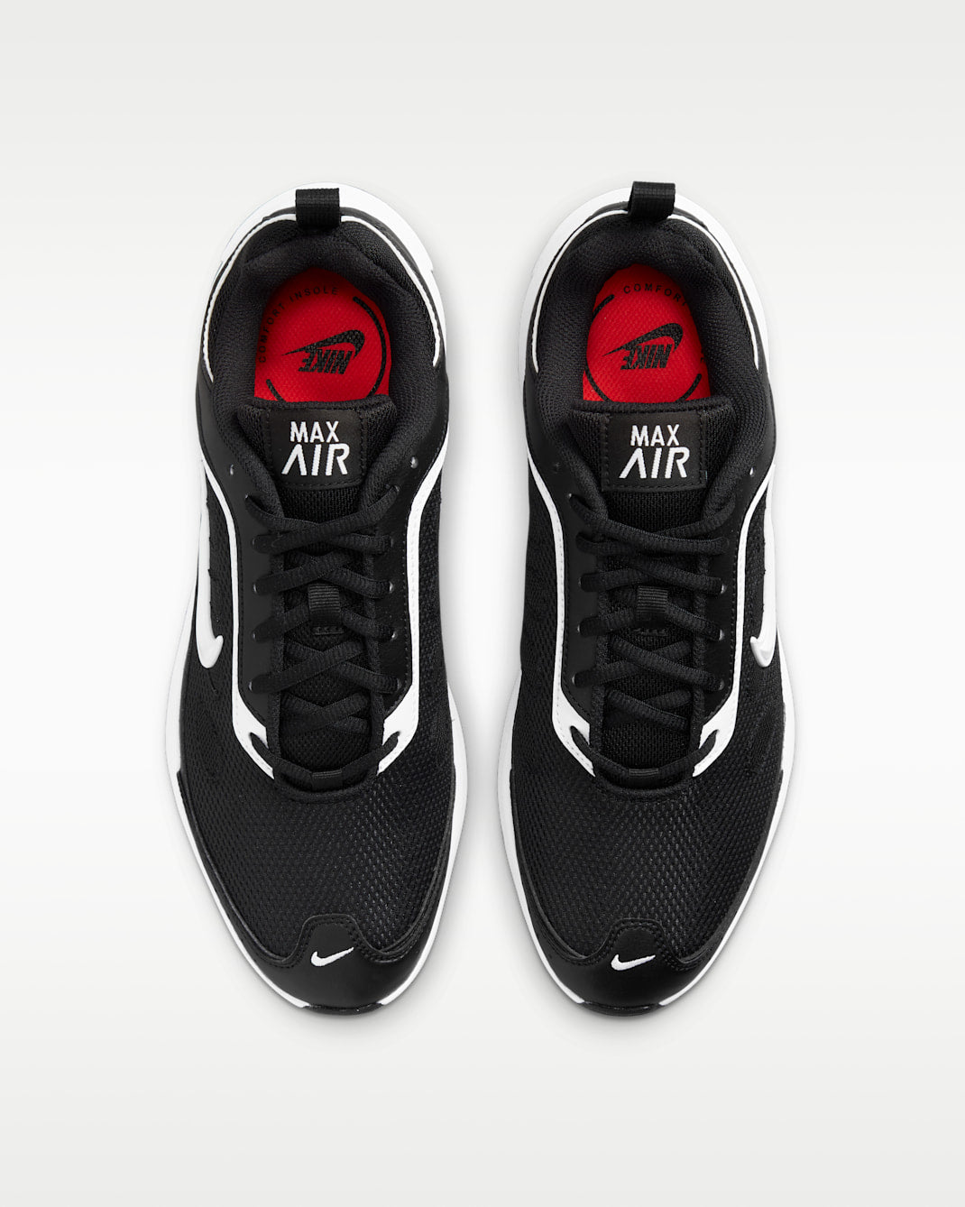 NIKE MEN'S AIR MAX AP BLACK/WHITE SNEAKER SHOES