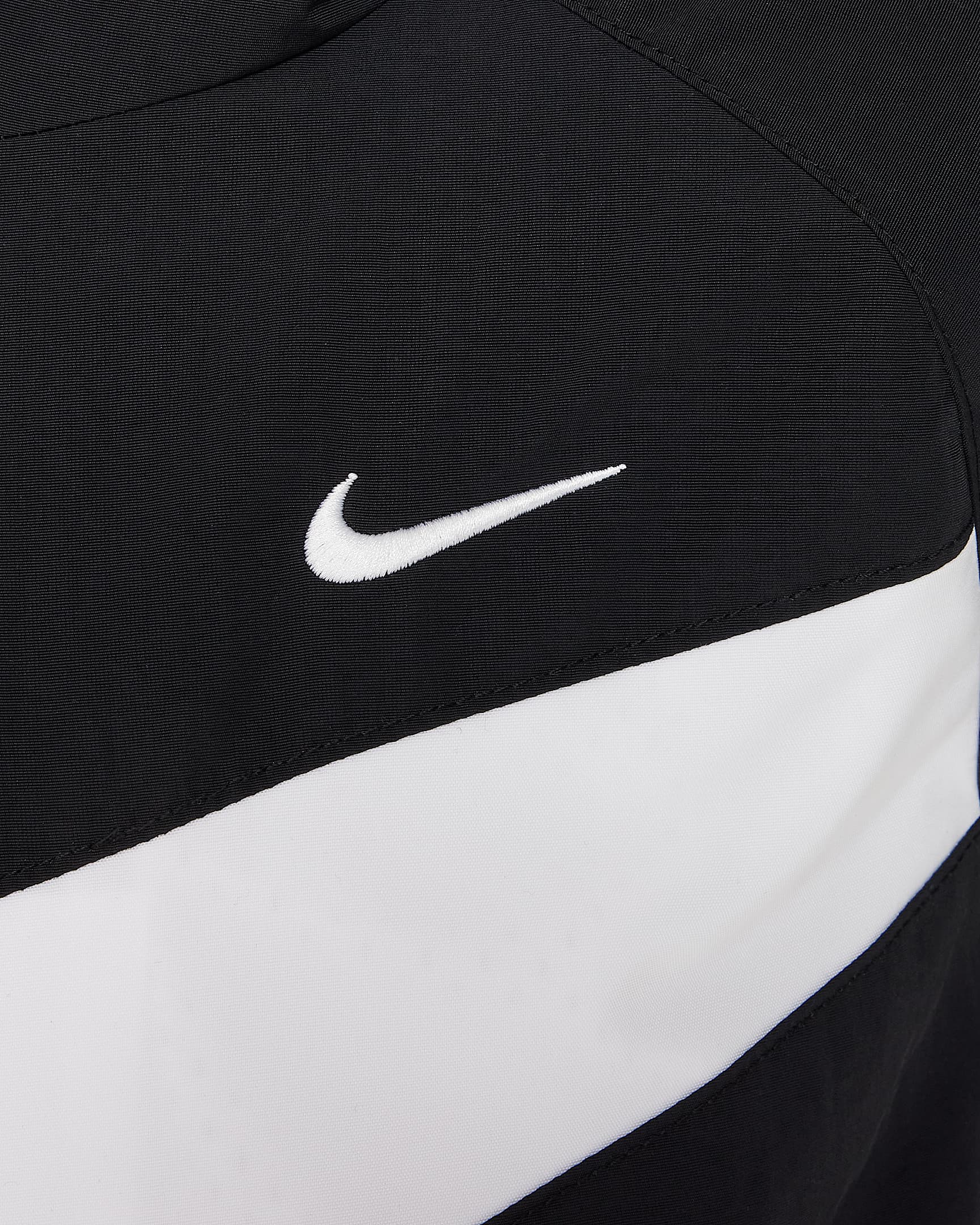 Nike Kid's Big Swoosh Black Jacket