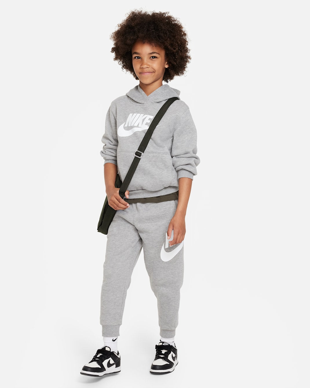 Nike Nsw Kid's Club Fleece Grey Hoodie