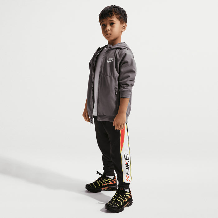 Nike Kid's Victory Lap French Terry Black Trackpants
