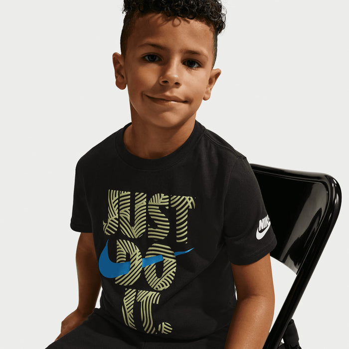 Nike Kid's In The Zone Graphic Black Tee