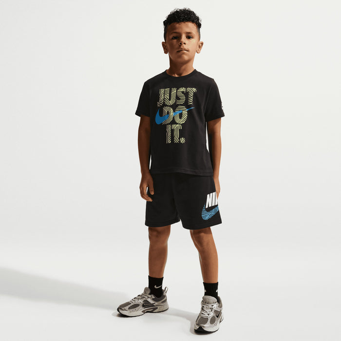 Nike Kid's In The Zone Graphic Black Tee