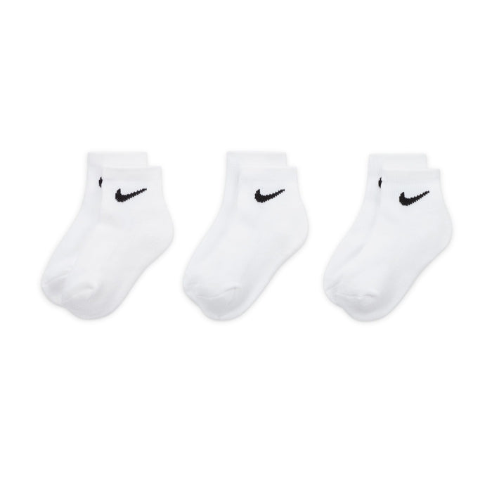 Nike Kid's Cushions Ankle 3 Packs White Socks