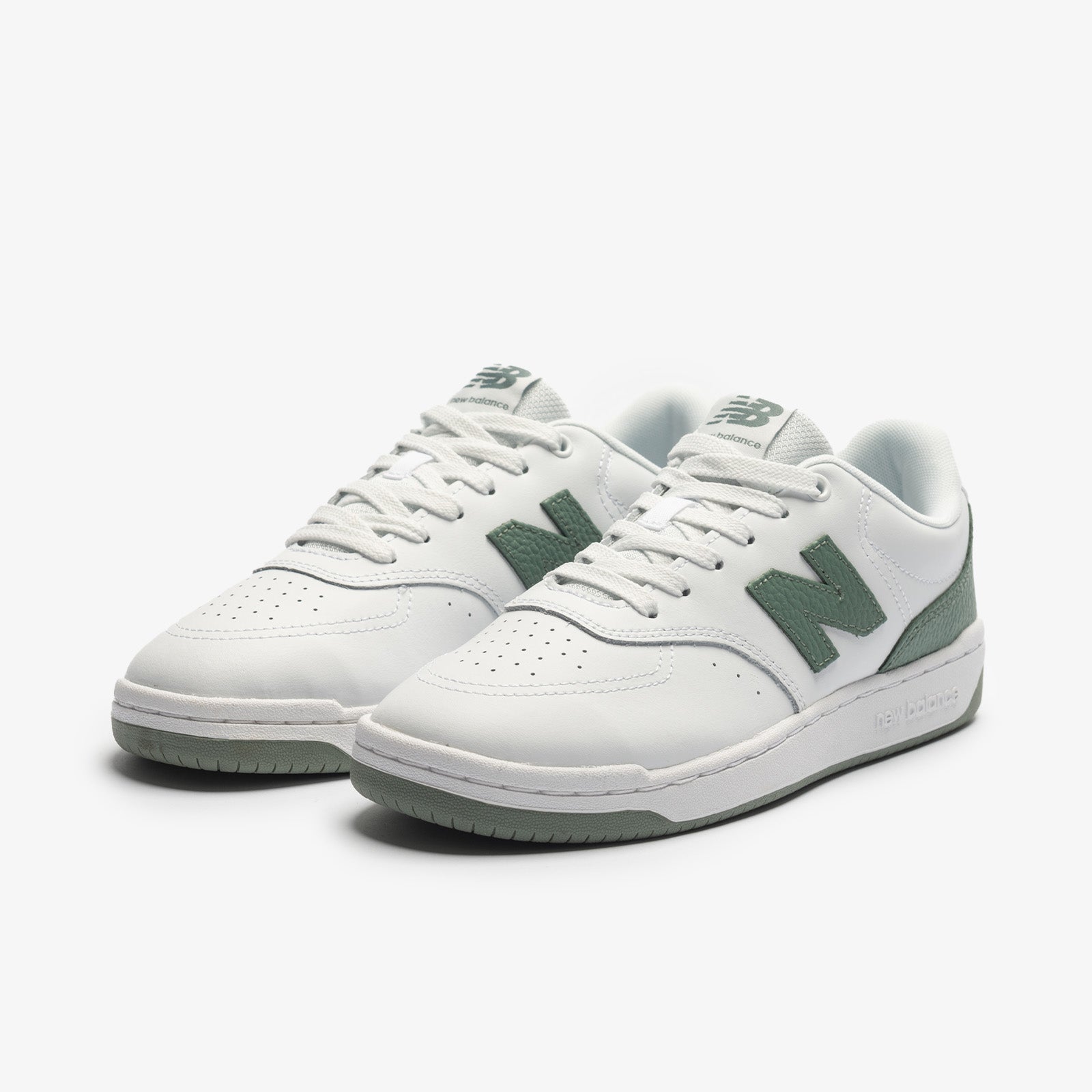 New Balance Unisex Bb80 Green/White Sneaker Shoes