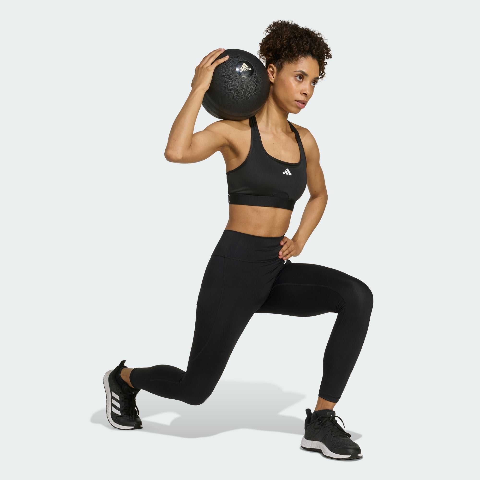 Adidas Women's Optime Essentials Seamless 7/8 Black Legging