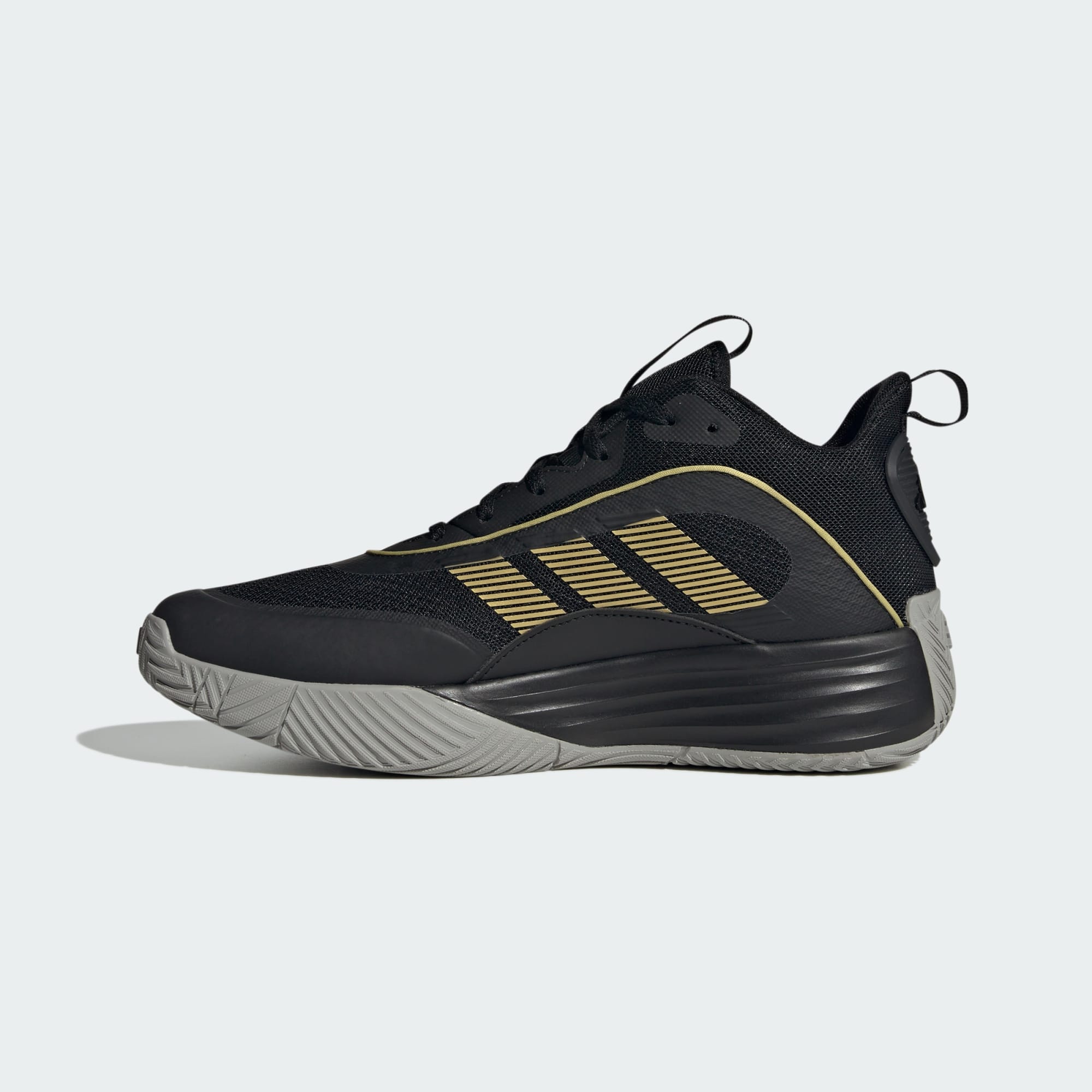 Adidas Men's Own The Game 3 Black/Gold Basketball Shoes