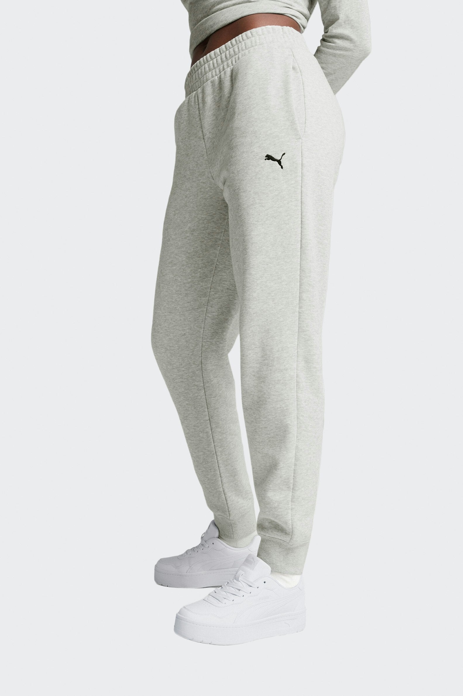 Puma Women's Essentials Small Logo Grey Sweatpant